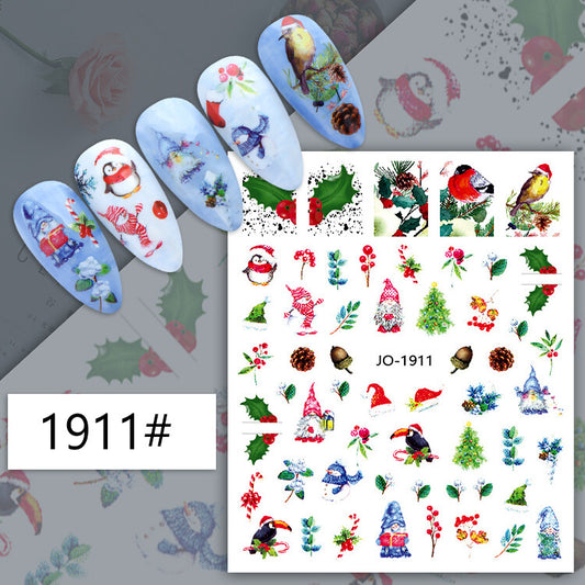 Christmas Nail Art Sticker JQ1911