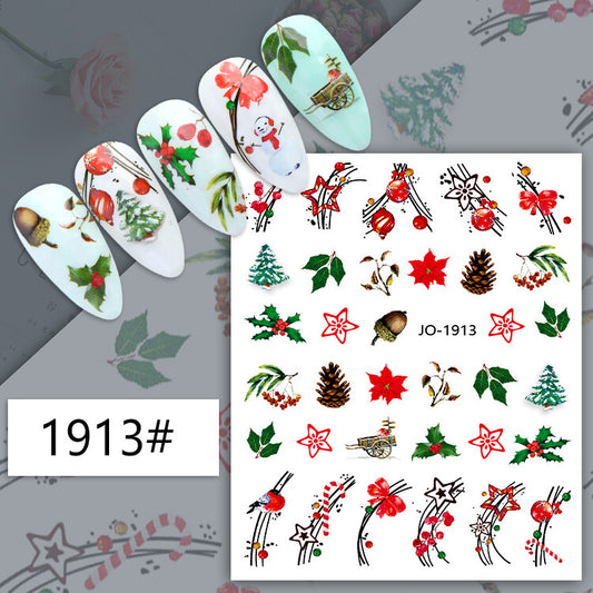 Christmas Nail Art Sticker JQ1913