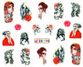 Skull Halloween Nail Decal BN198