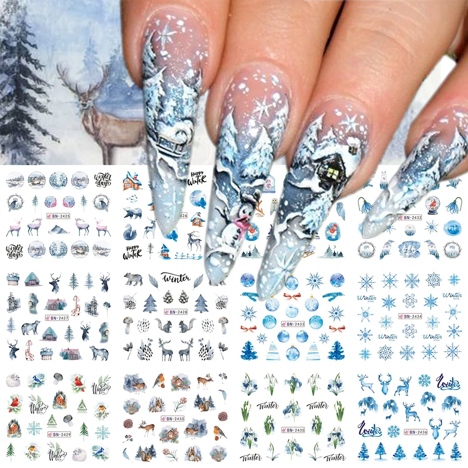 Christmas Nail Decal BN2425