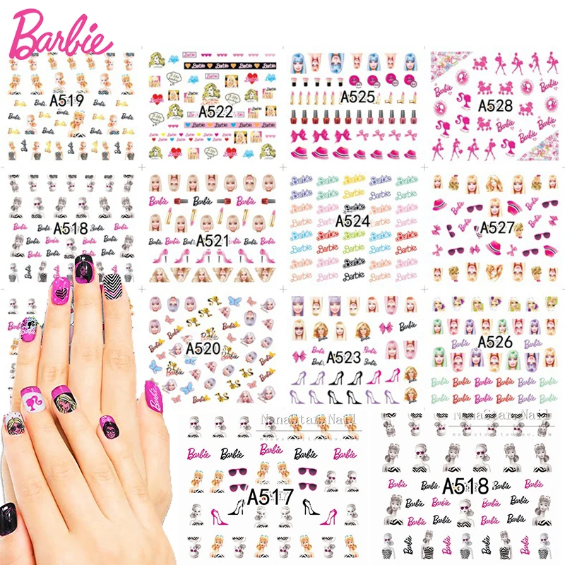 Doll Nail Decal Range A517-528