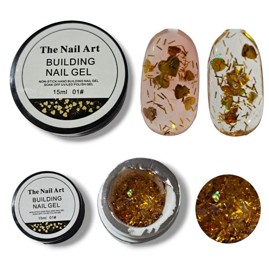 Non-stick Glitter builder gel 15ml