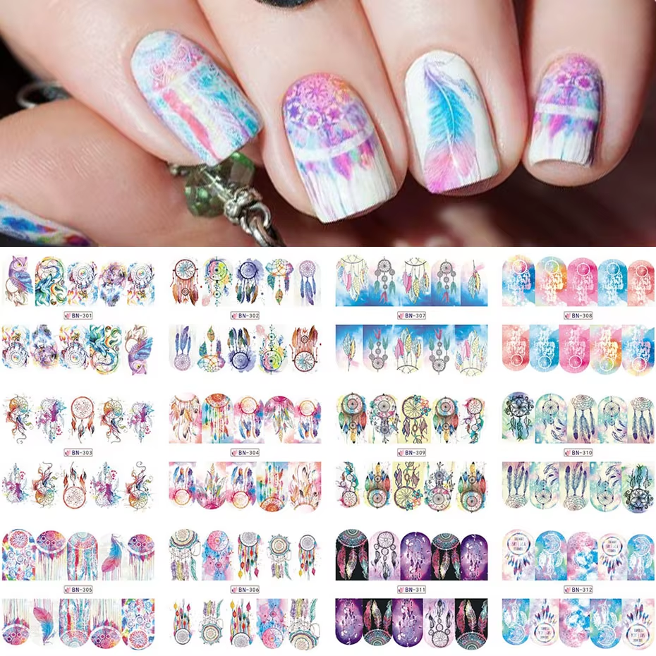 Dreamcatcher Nail art decal