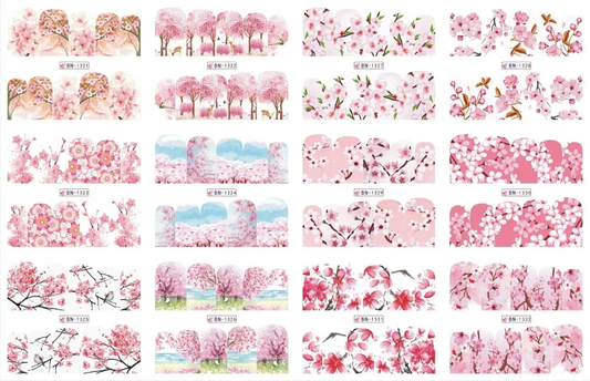 Cherry Blossom Flower Decal Range