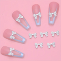 Bow Resin Alloy Nail Art Decoration 5 pcs