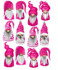 Gnome Christmas Nail Art Decal