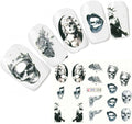 Skull Halloween Nail Decal BN204