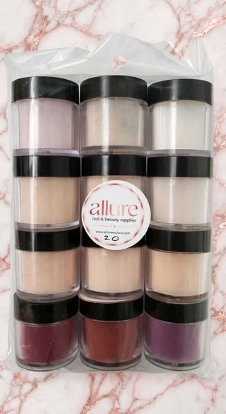 Allure 12pc Acrylic Powder Set No 20