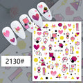 Valentine Heart Nail Sticker