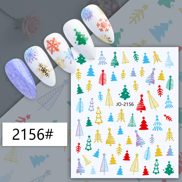 Christmas Nail Art Sticker JQ2156