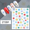 Christmas Nail Art Sticker JQ2158