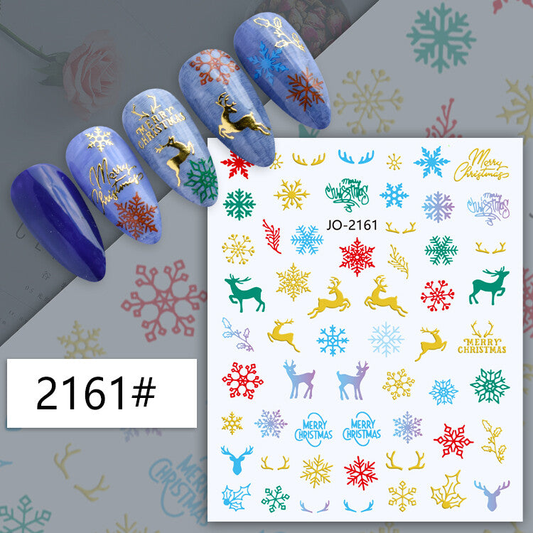 Christmas Nail Art Sticker JQ2161