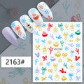 Christmas Nail Art Sticker JQ2163