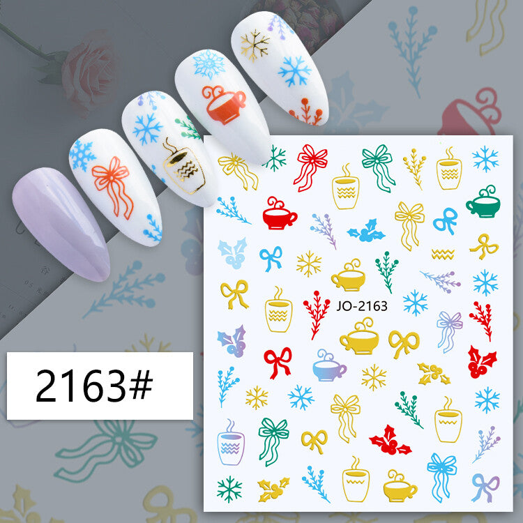 Christmas Nail Art Sticker JQ2163