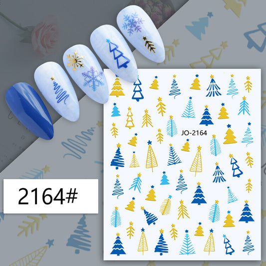 Christmas Nail Art Sticker JQ2164