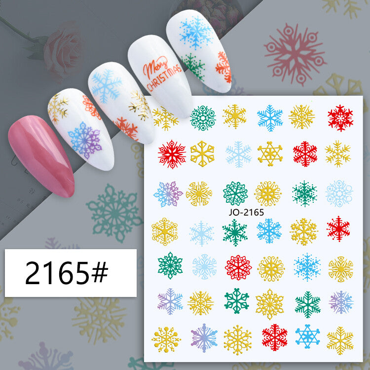 Christmas Nail Art Sticker JQ2165