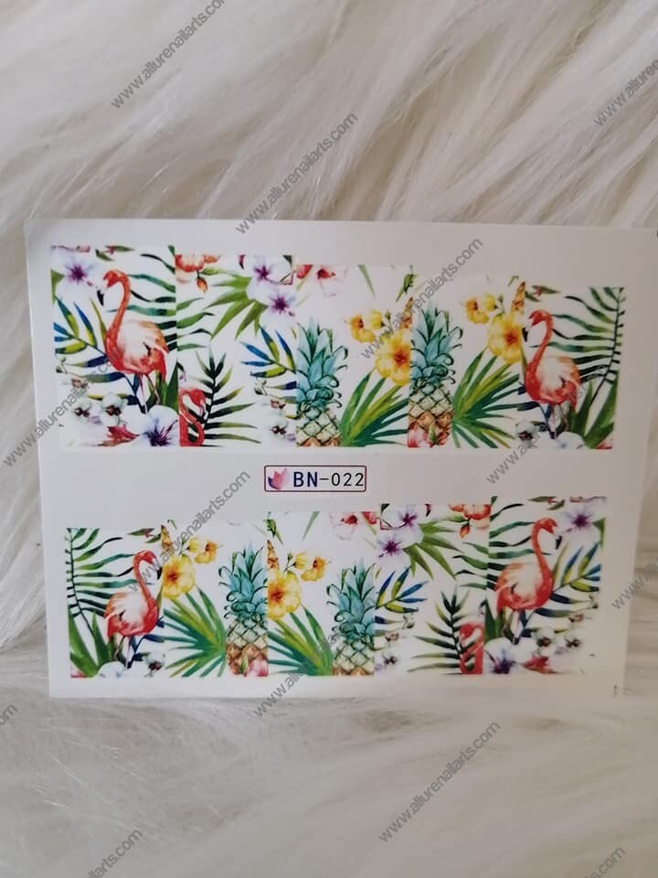 Flower Nail Decal Range BN013-24
