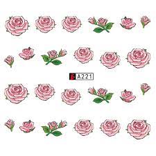 Flower Nail Decal A221