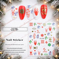 Christmas Nail Art Sticker JQ2278