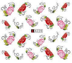 Flower Nail Decal A228