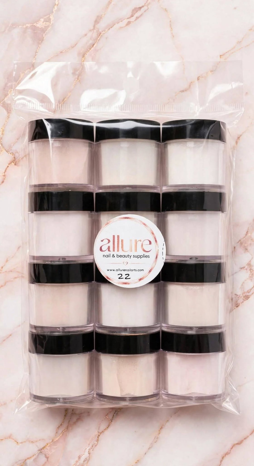 Allure 12pc Acrylic Powder Set No 22