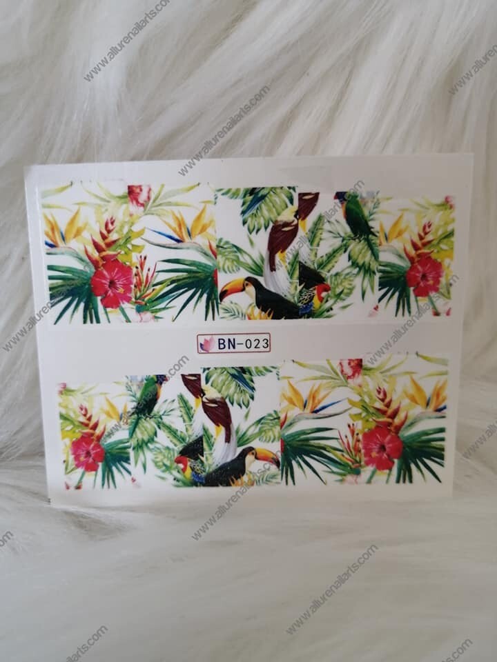 Flower Nail Decal Range BN013-24