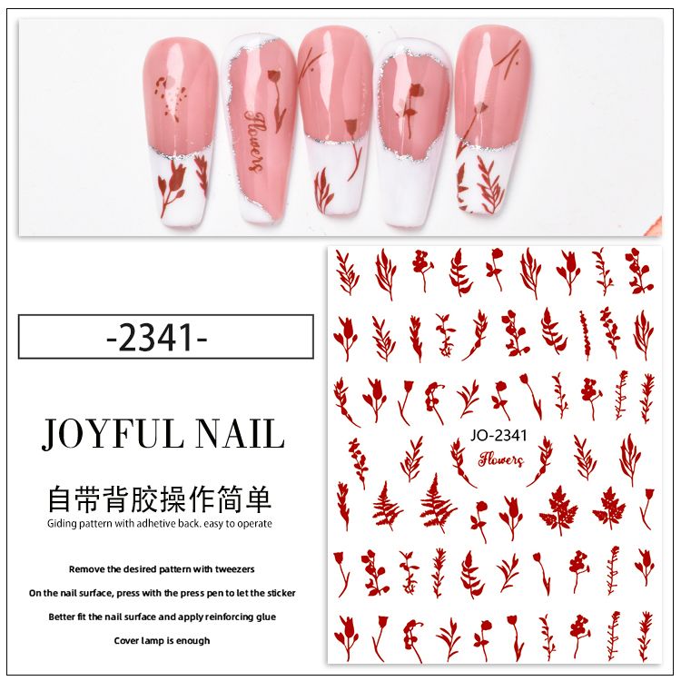 Valentine Heart Nail Sticker