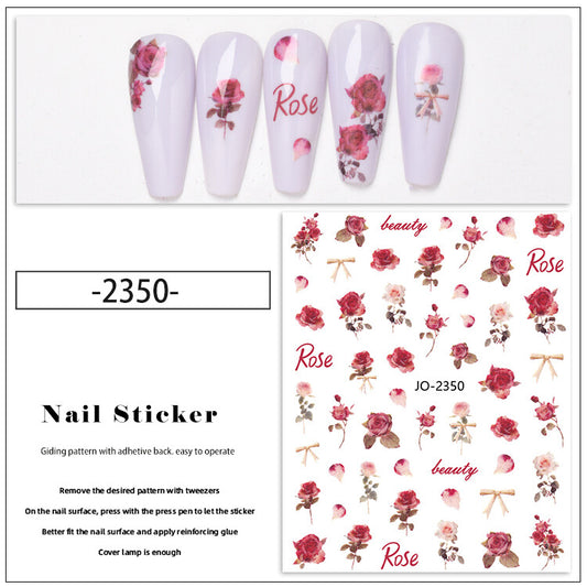 Valentine Heart Nail Sticker