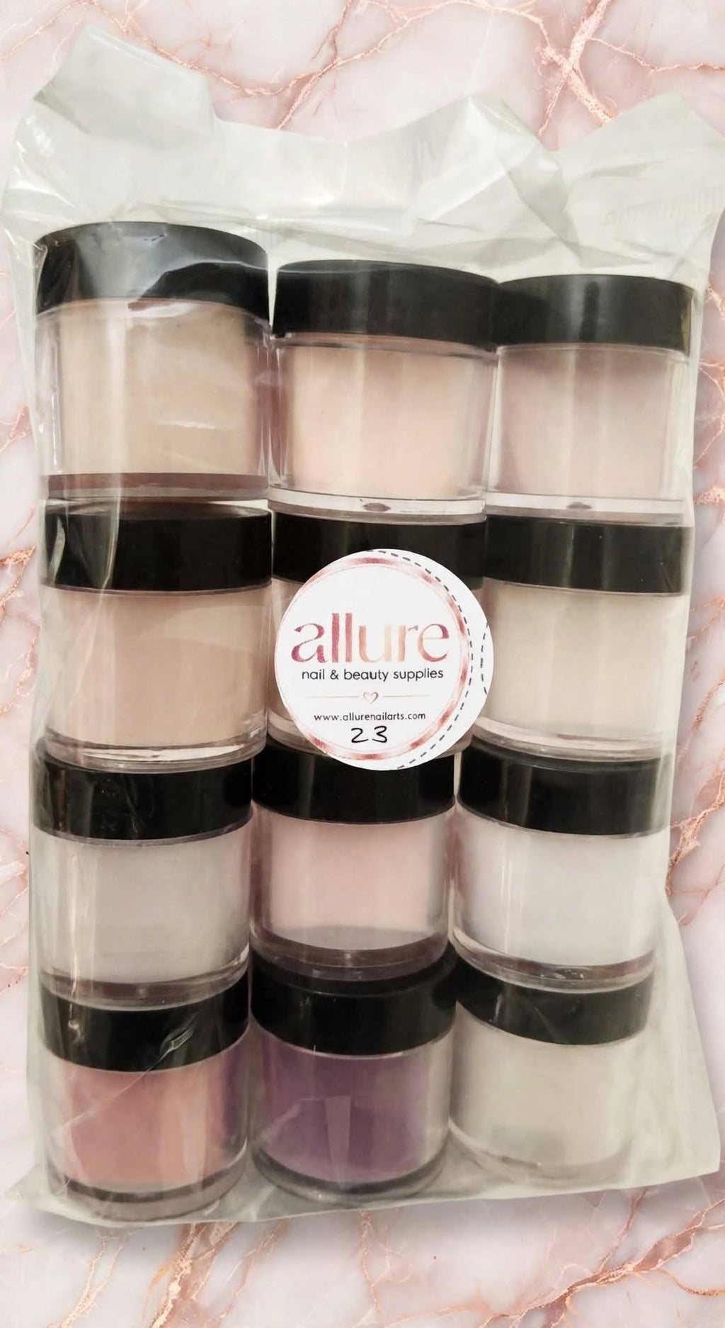 Allure 12pc Acrylic Powder Set No 23