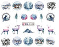 Christmas Nail Decal BN2425