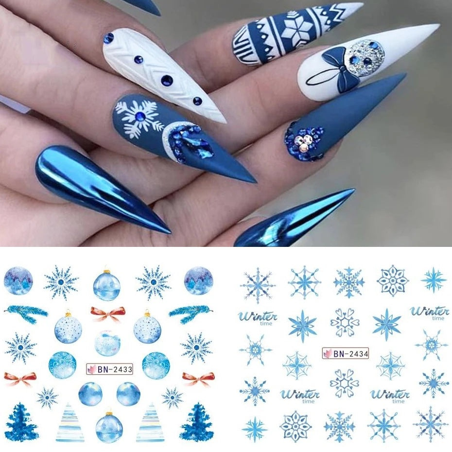 Christmas Nail Decal BN2433