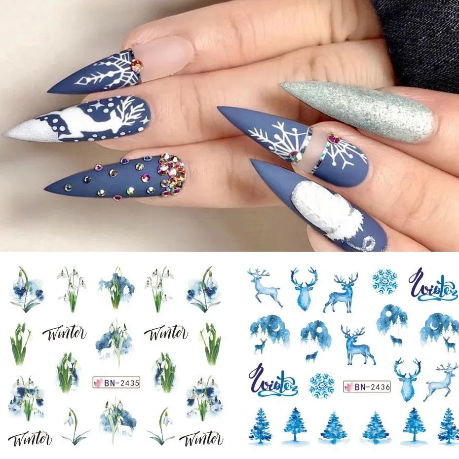 Christmas Nail Decal BN2435