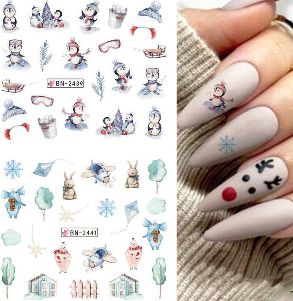 Christmas Nail Decal BN2439