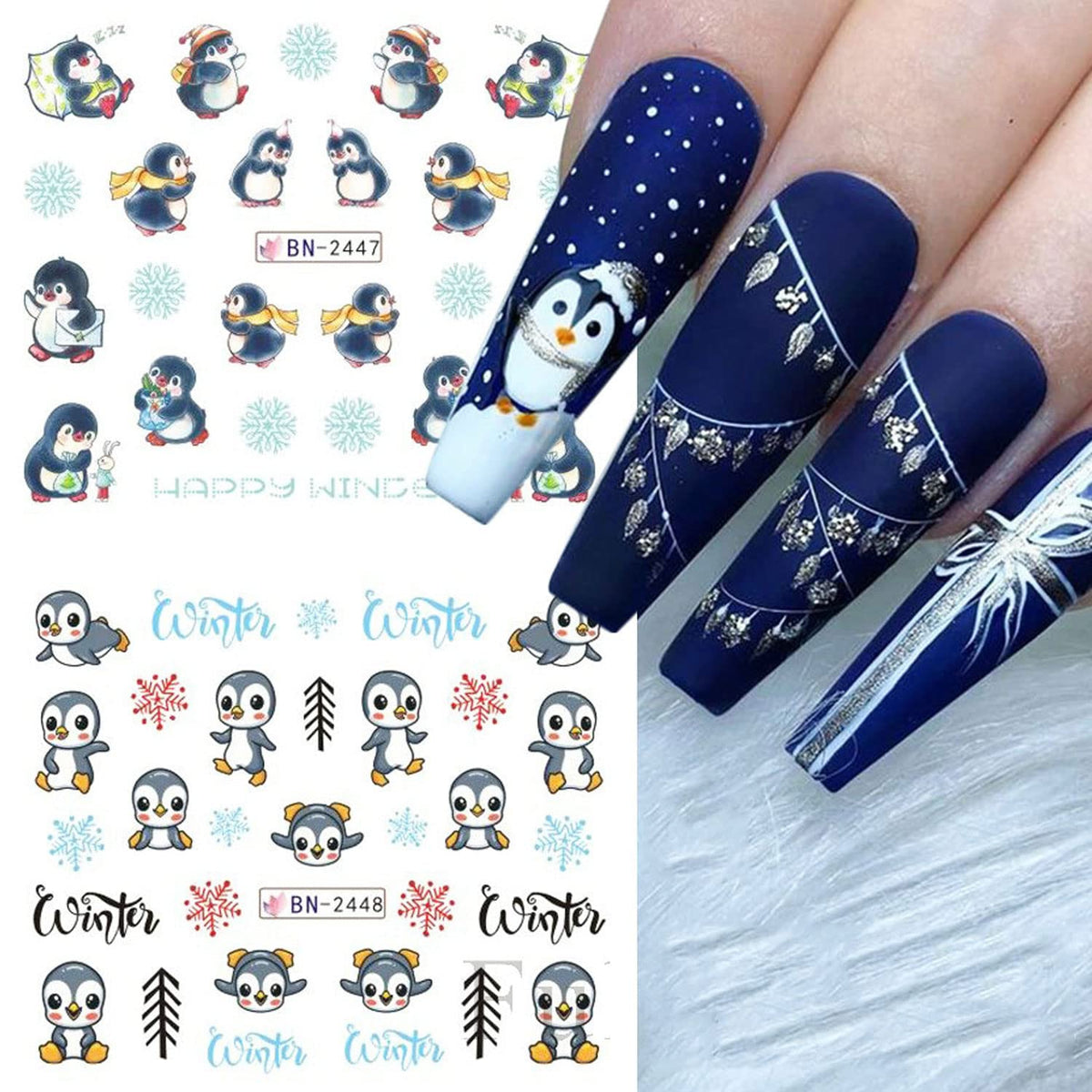 Christmas Nail Decal BN2447