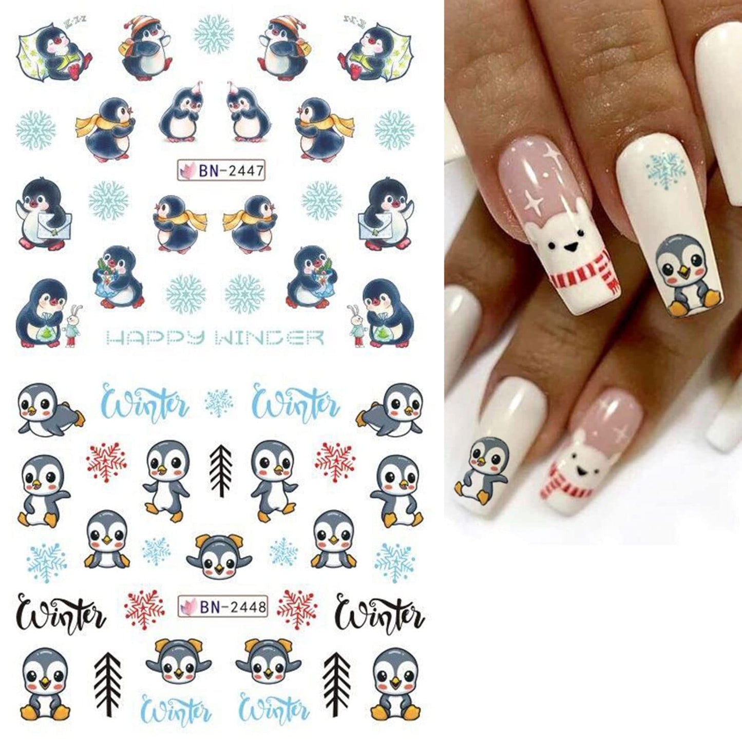 Christmas Nail Decal BN2448