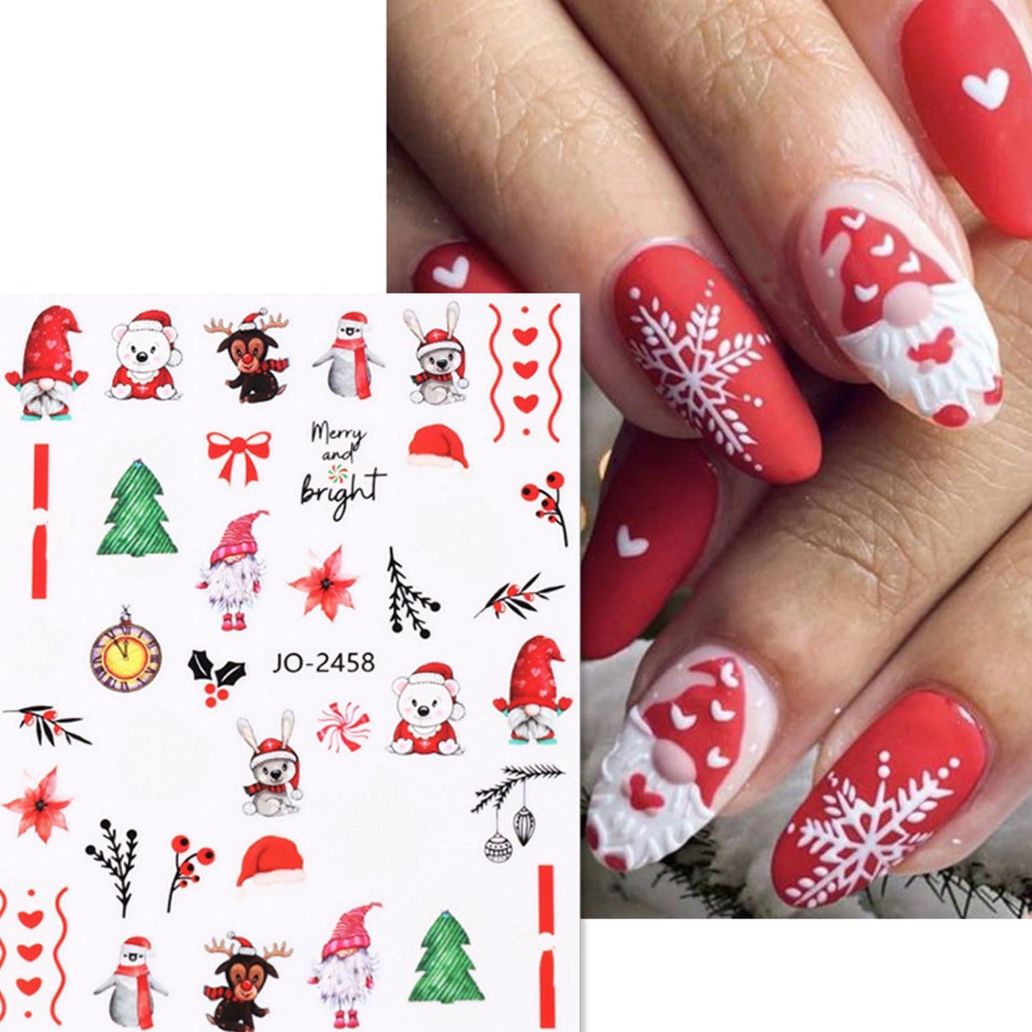 Christmas Nail Sticker - 2458
