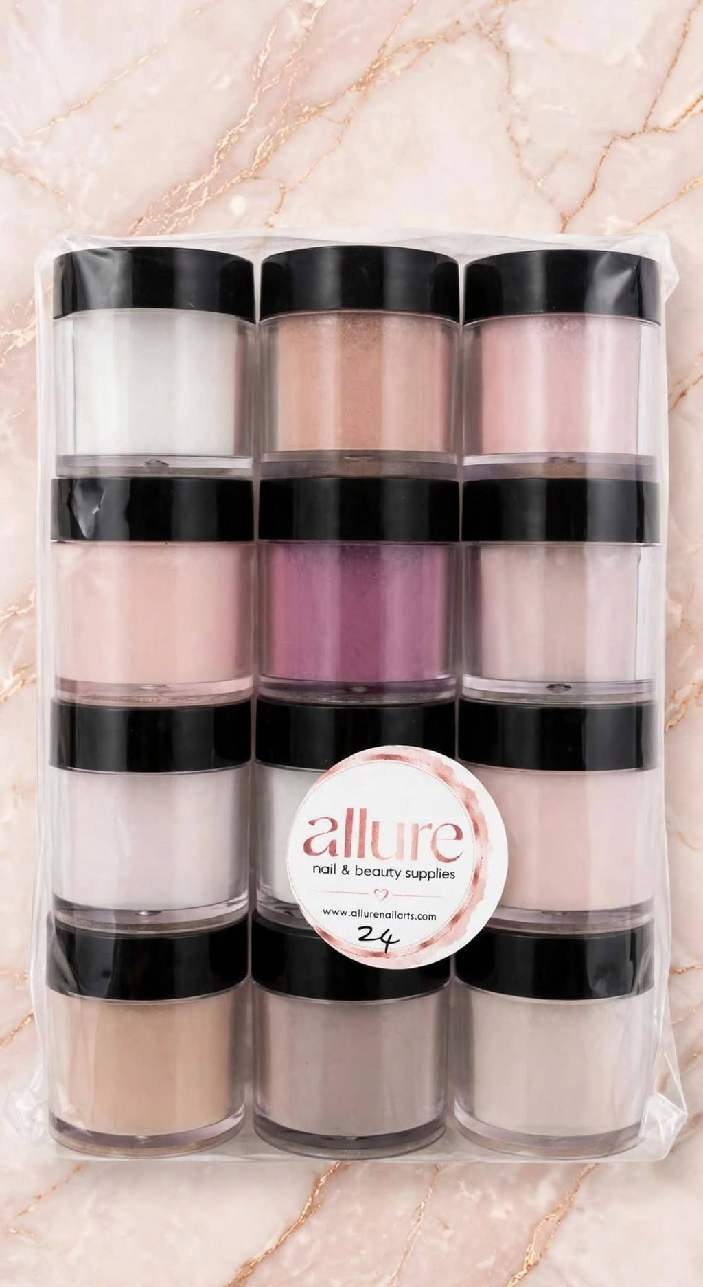 Allure 12pc Acrylic Powder Set No 24