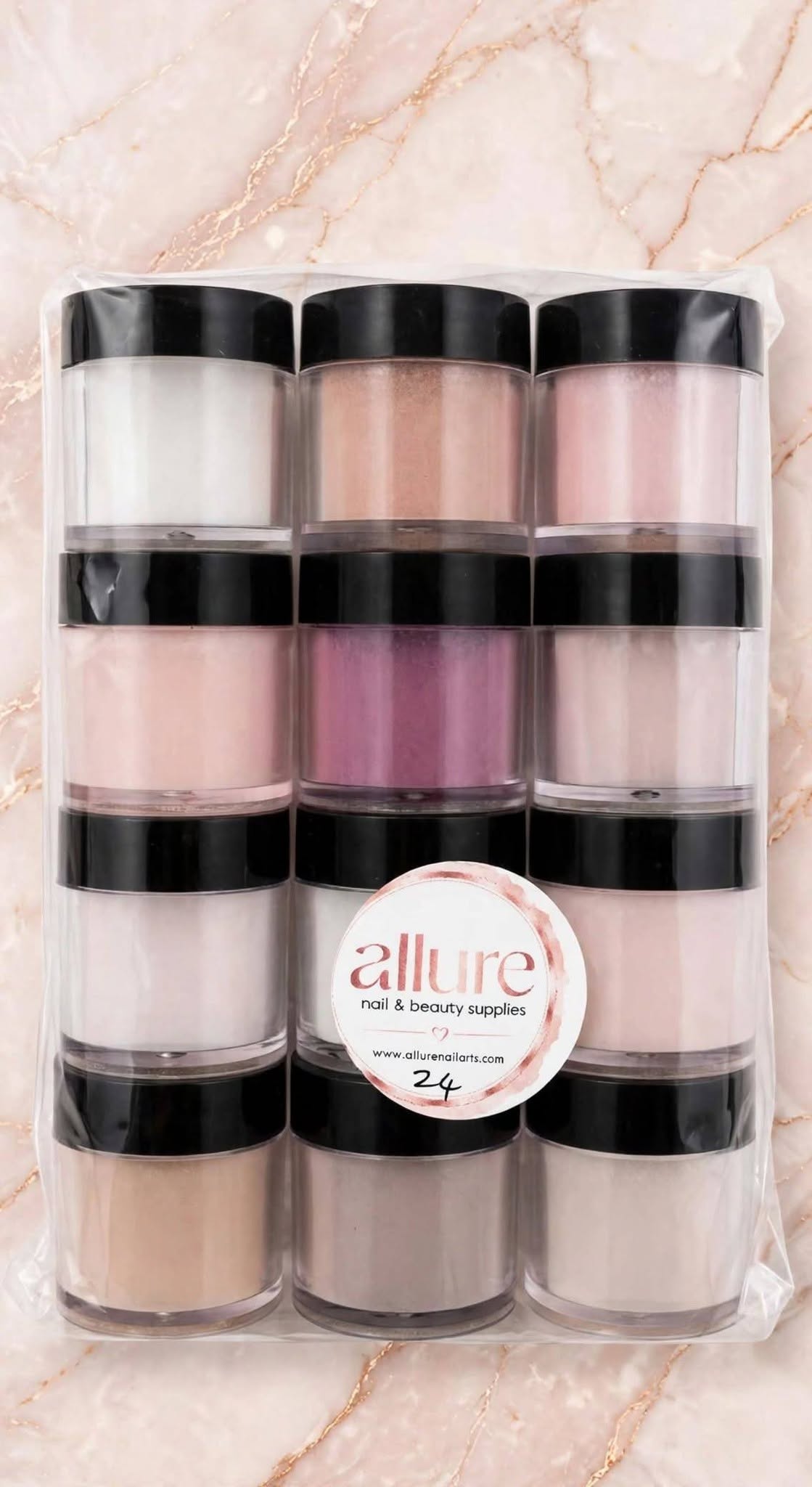 Allure 12pc Acrylic Powder Set No 24