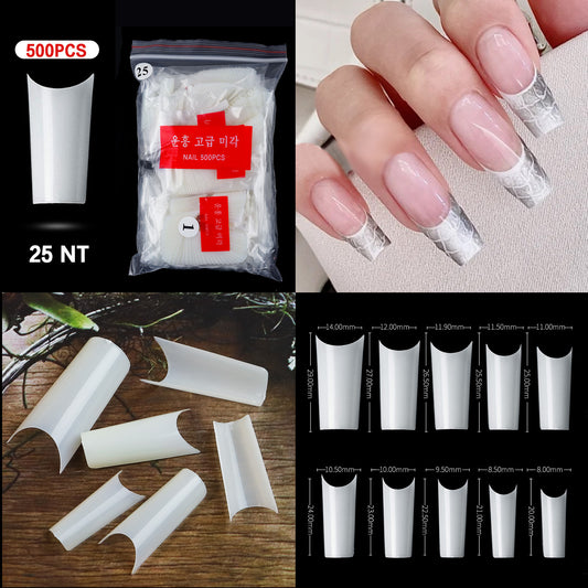 Nail Tips ( 500pcs/Packet ) natural