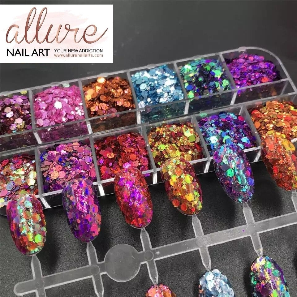 Chameleon Chunky Glitter 12pcs set