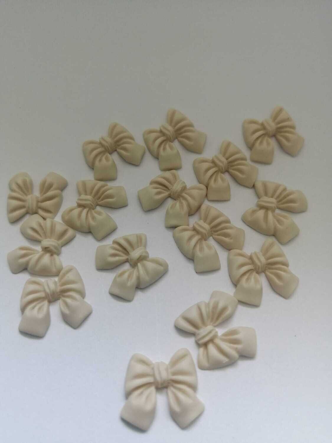 Bow Resin Nail Art Decoration 10 pcs