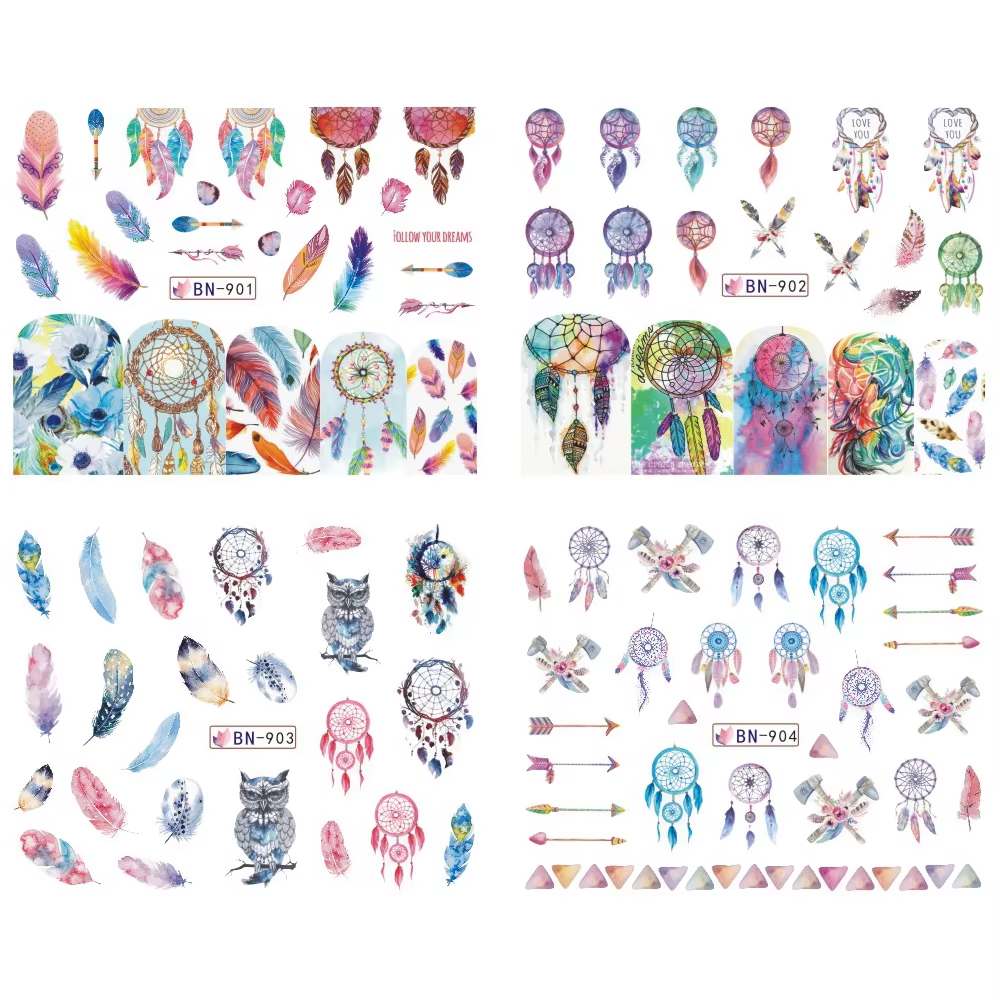 Dreamcatcher Nail art decal