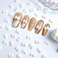 Bow Resin Nail Art Decoration 10 pcs