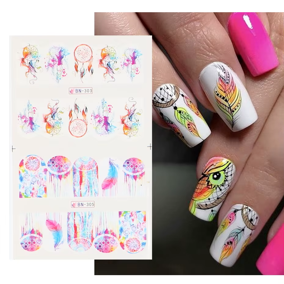 Dreamcatcher Nail art decal