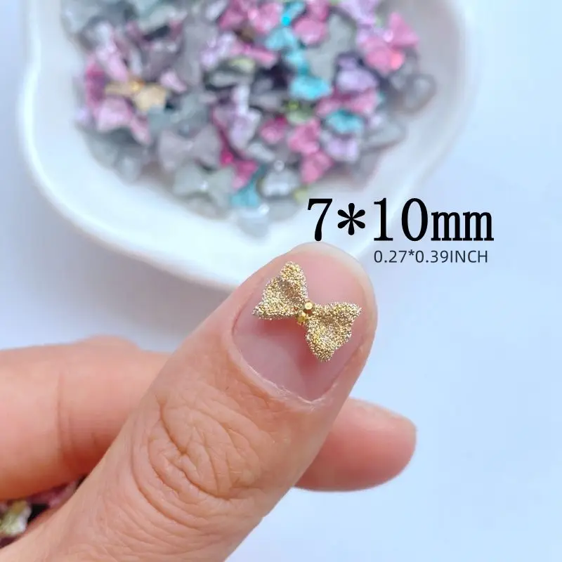 Bow Resin Nail Art Decoration 10 pcs