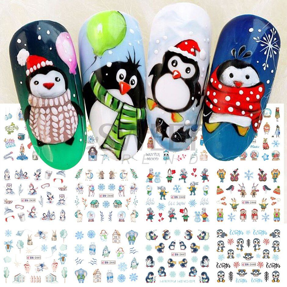 Christmas Nail Decal BN2438