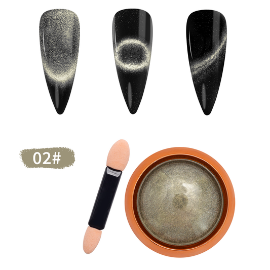 Nail 9D Cat eye Chrome No 2