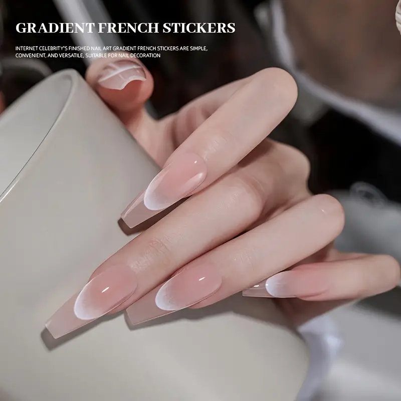 French Nail sticker Random color