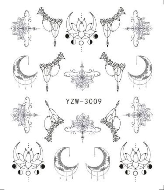 Nail Decal YZW3009