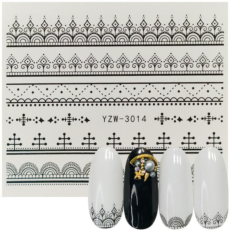 Nail Decal YZW3014